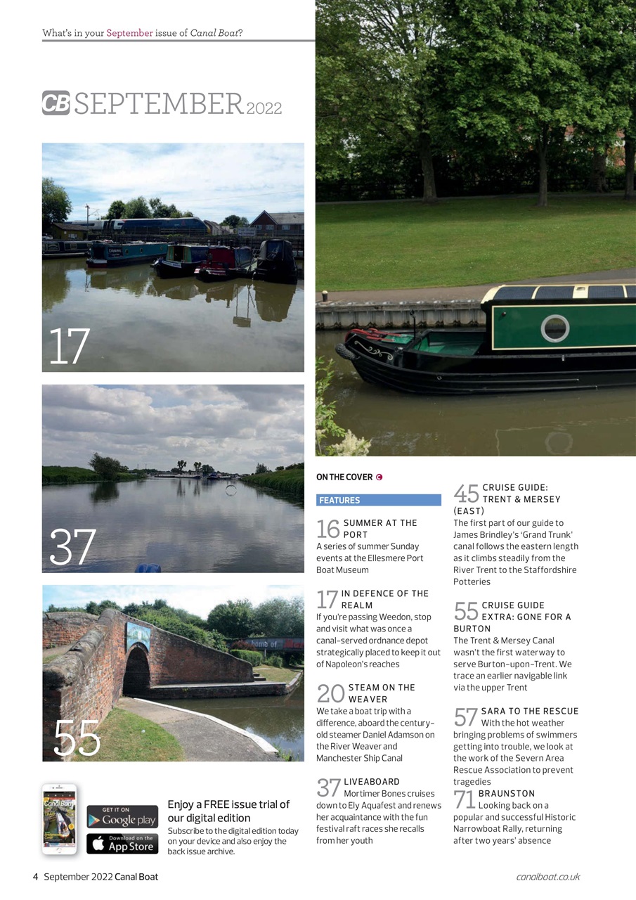 Canal Boat Preview Pages