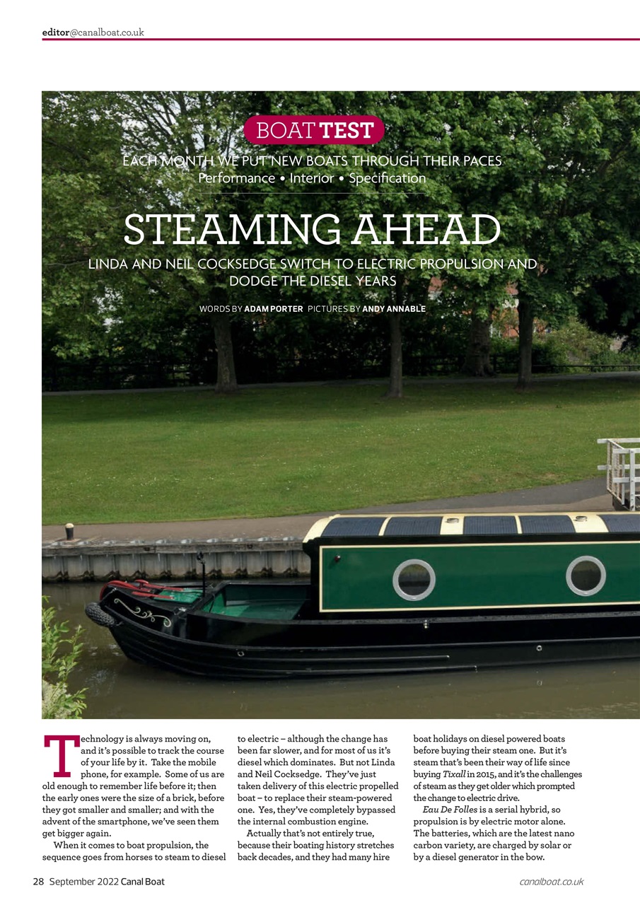 Canal Boat Preview Pages