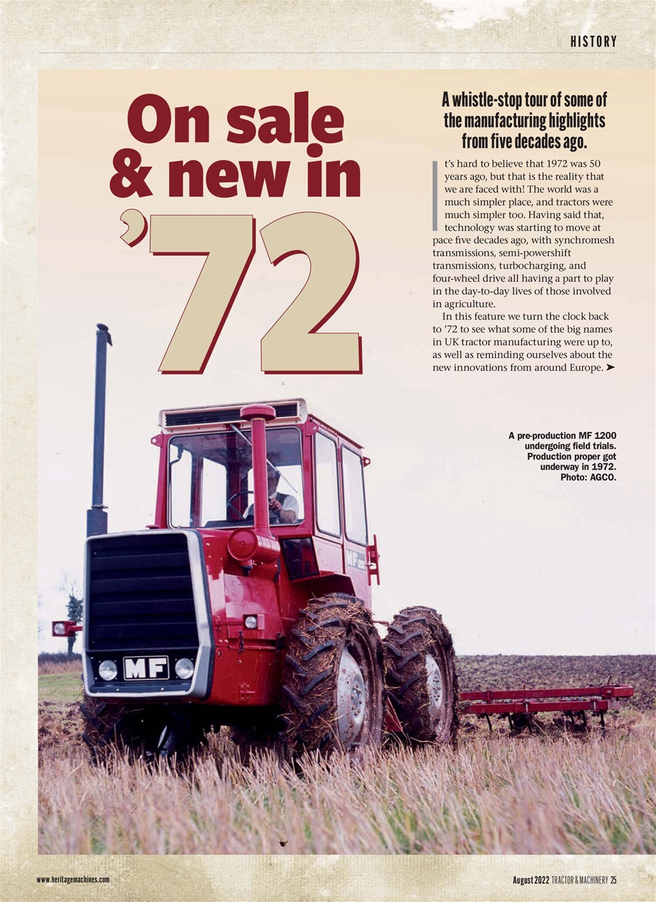 Tractor & Machinery Preview Pages