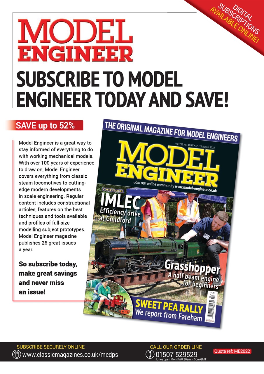 Model Engineer Preview Pages