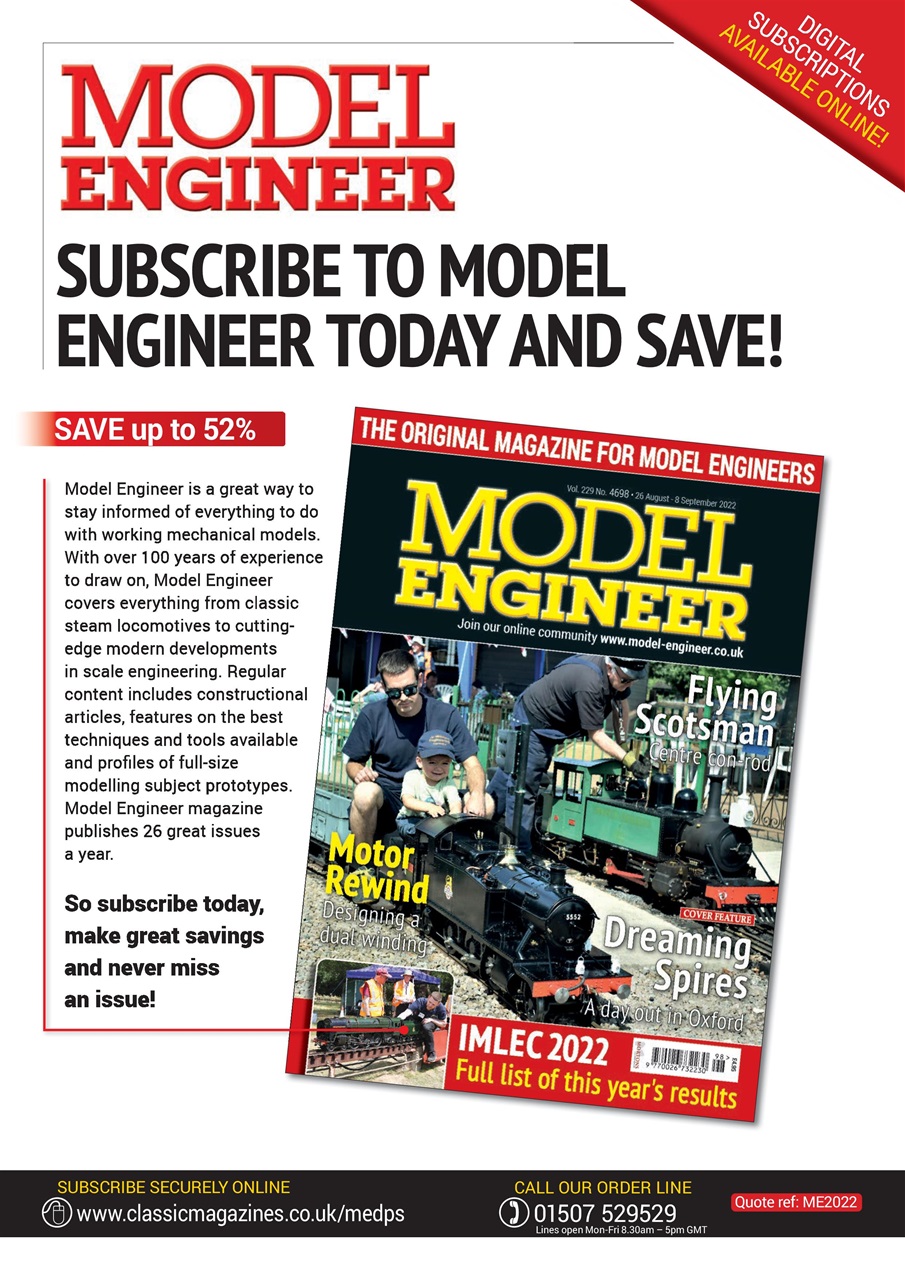Model Engineer Preview Pages