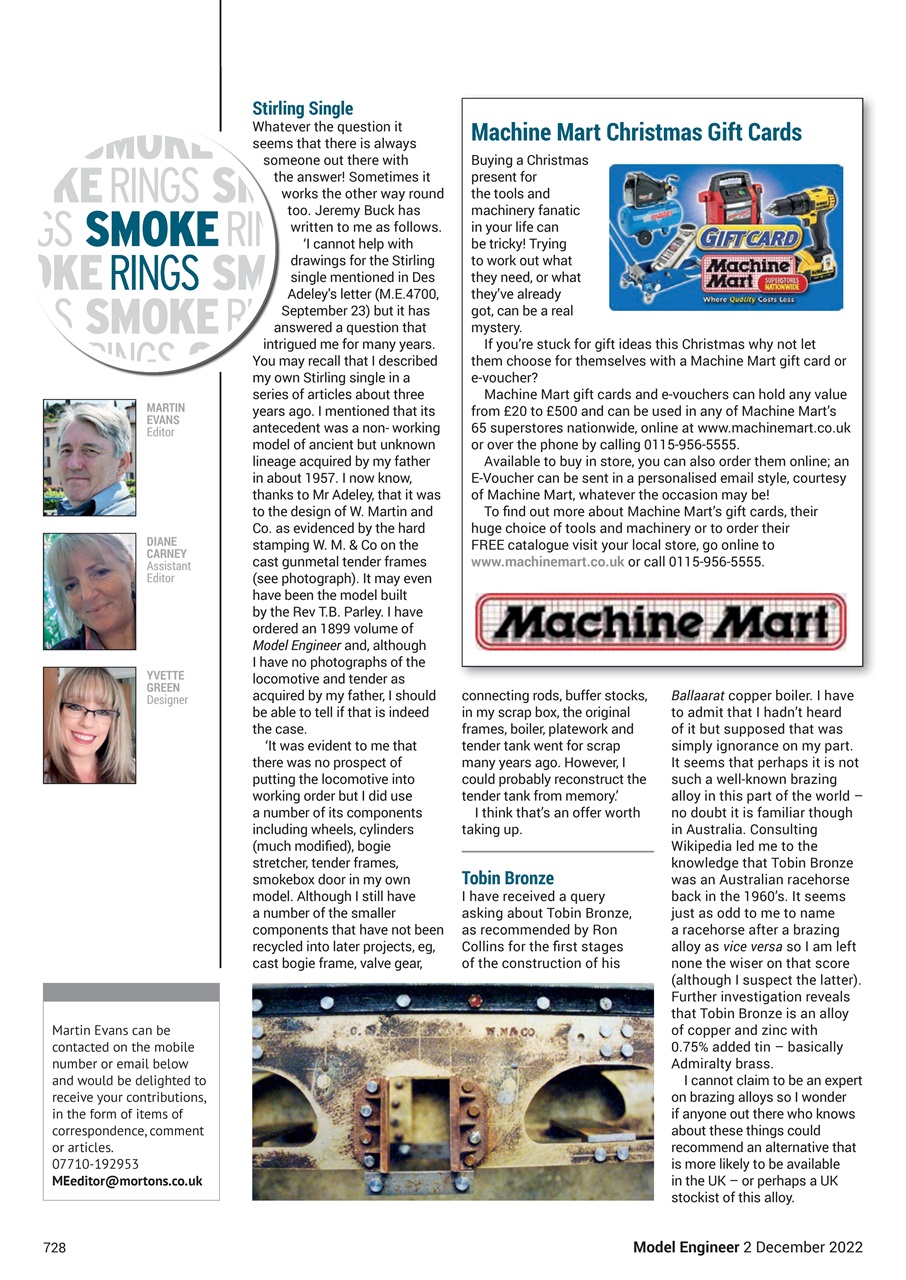 Model Engineer Preview Pages