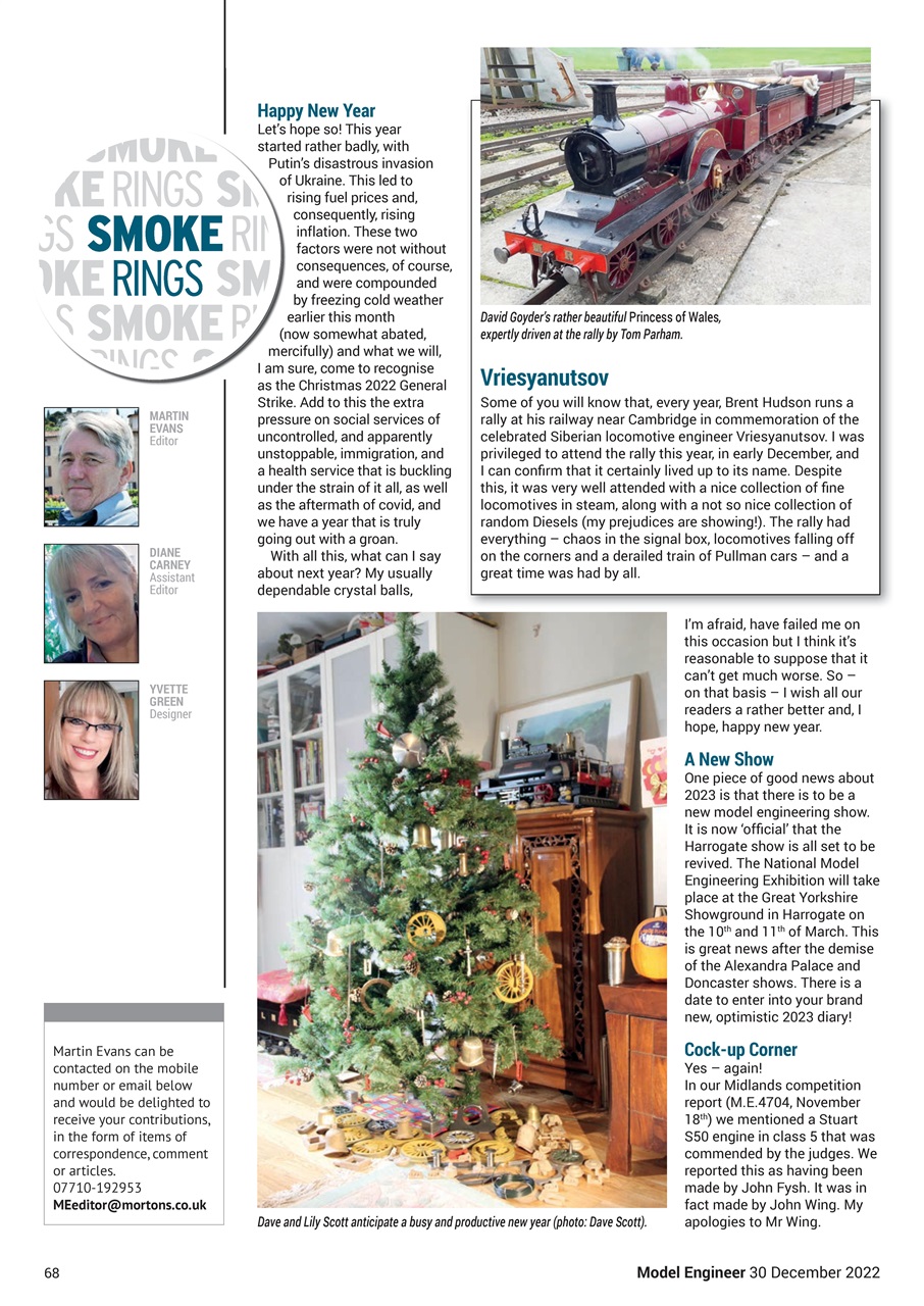 Model Engineer Preview Pages