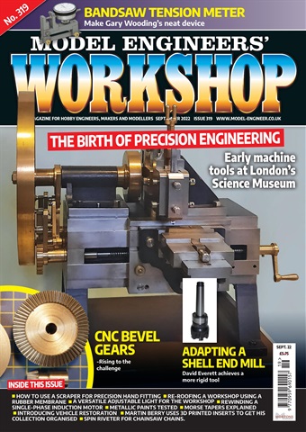 Model Engineer & Workshop Magazine issue September 2022