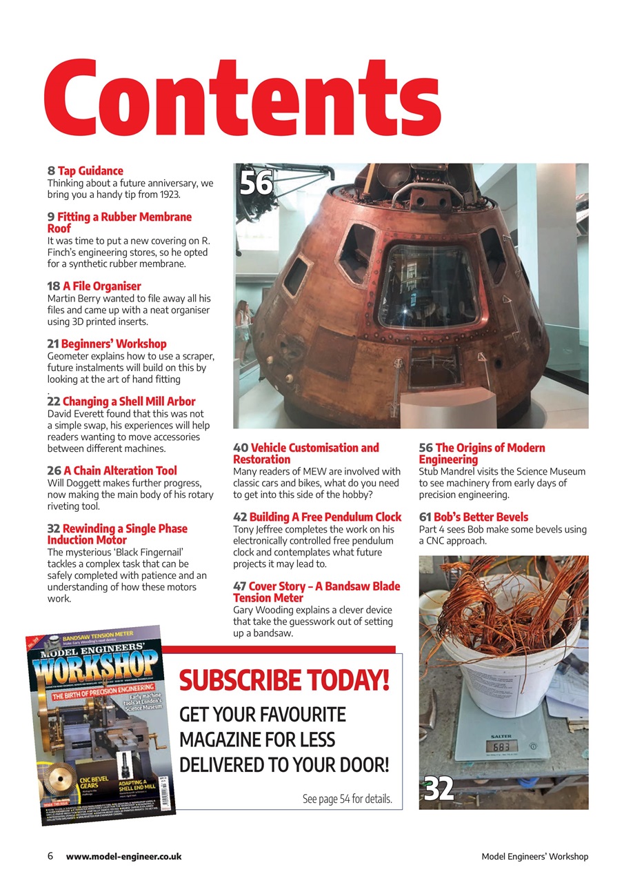 Model Engineer & Workshop Magazine Preview Pages