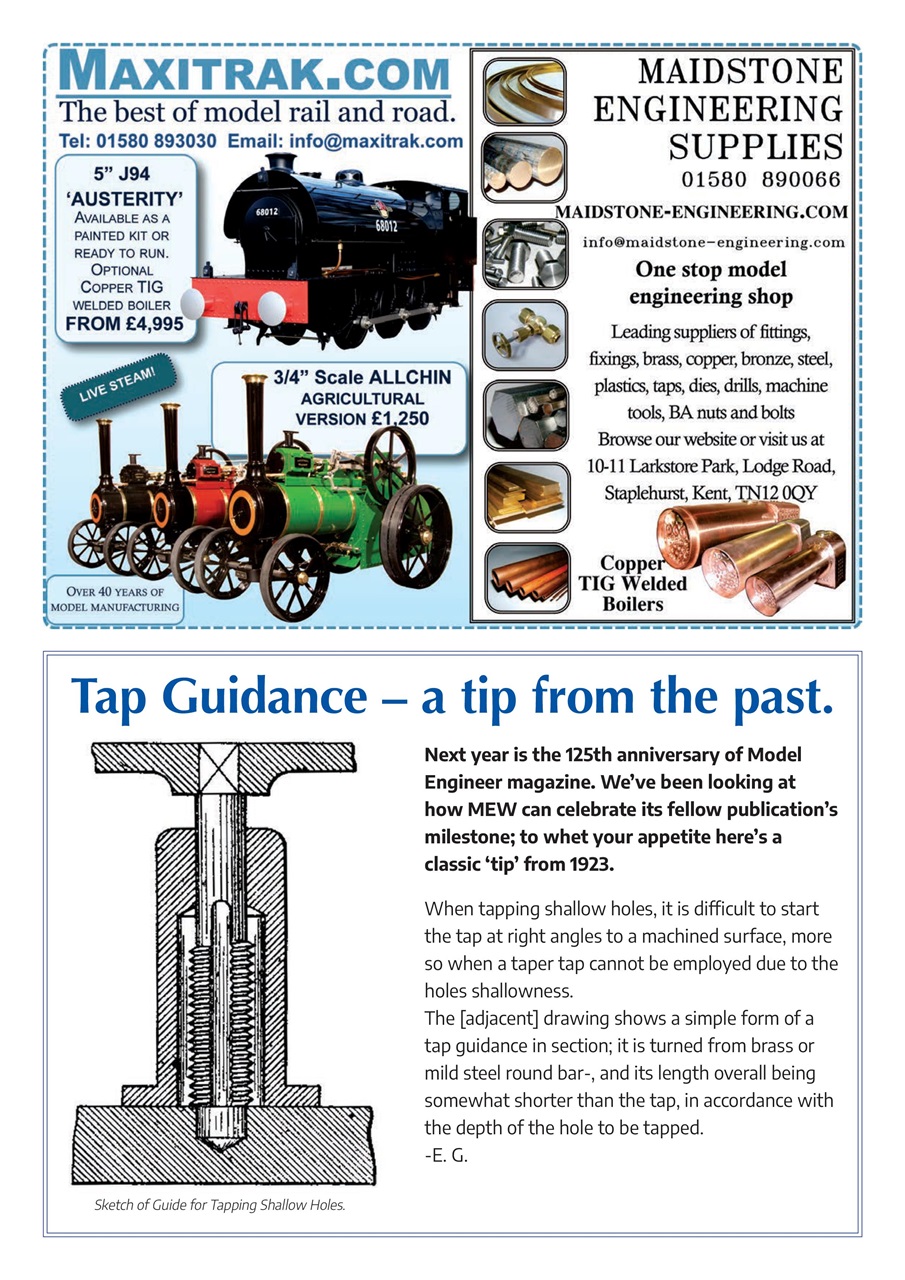 Model Engineer & Workshop Magazine Preview Pages