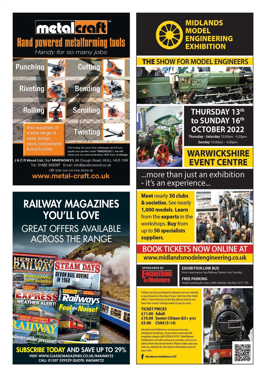 Model Engineer & Workshop Magazine Preview Pages