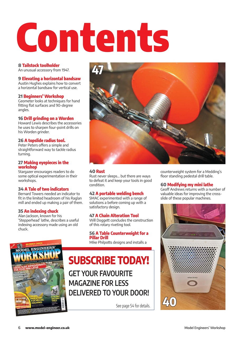 Model Engineer & Workshop Magazine Preview Pages