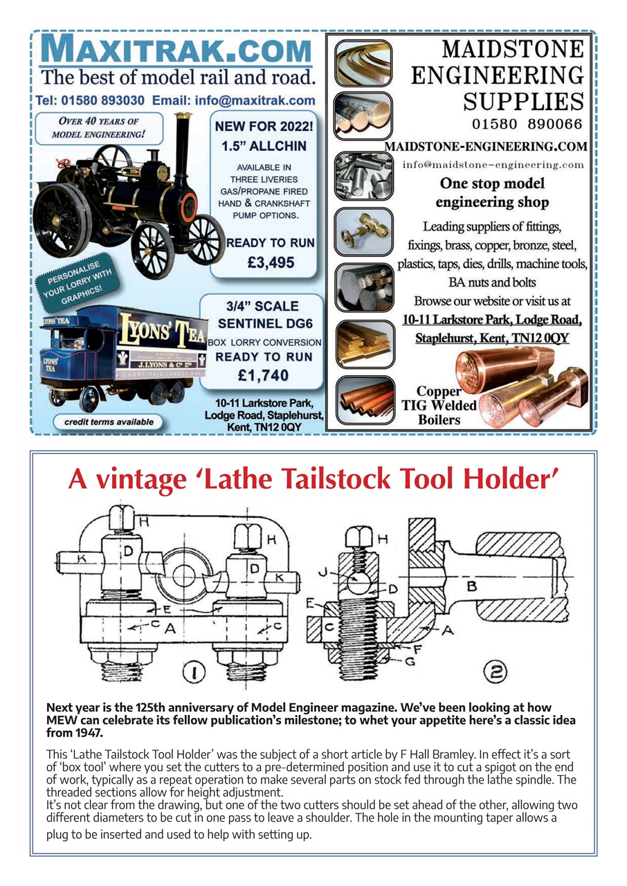 Model Engineer & Workshop Magazine Preview Pages