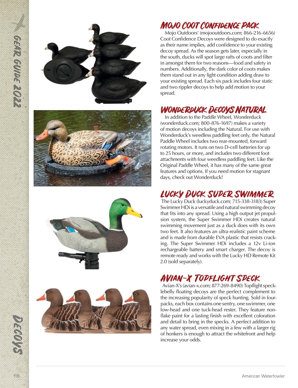 American Waterfowler Preview Pages