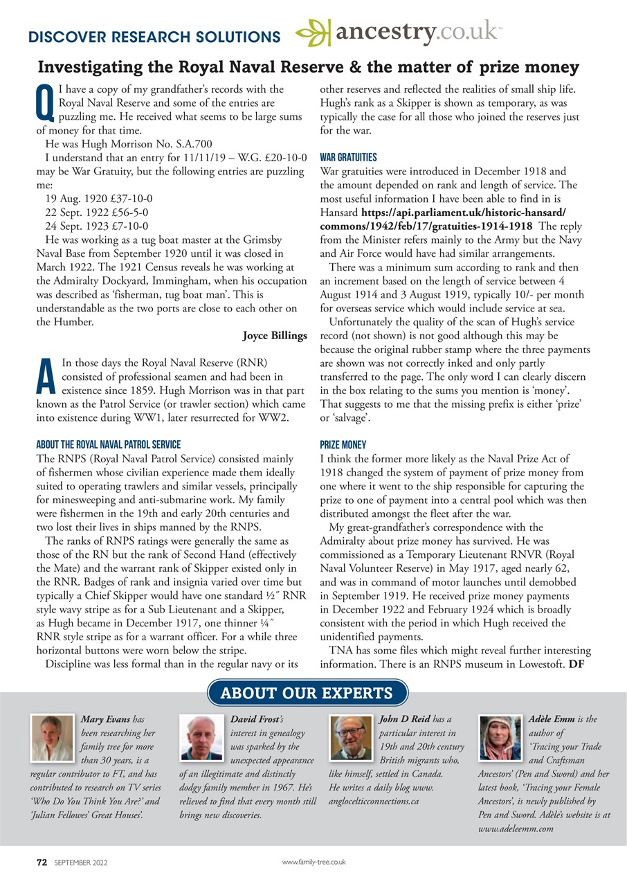 Family Tree Preview Pages