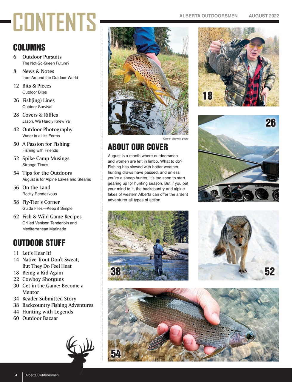 Alberta Outdoors Preview Pages