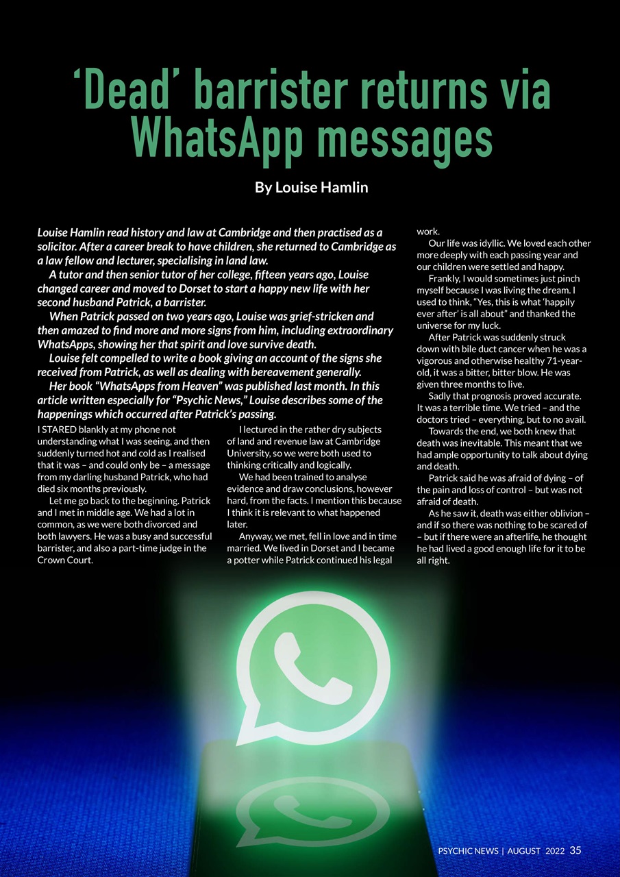 Psychic News Preview Pages