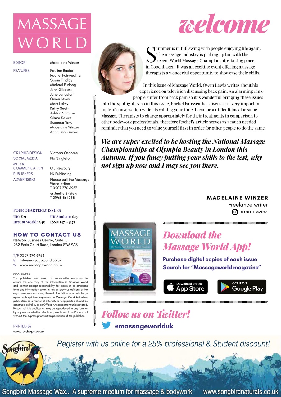 Massage World Preview Pages