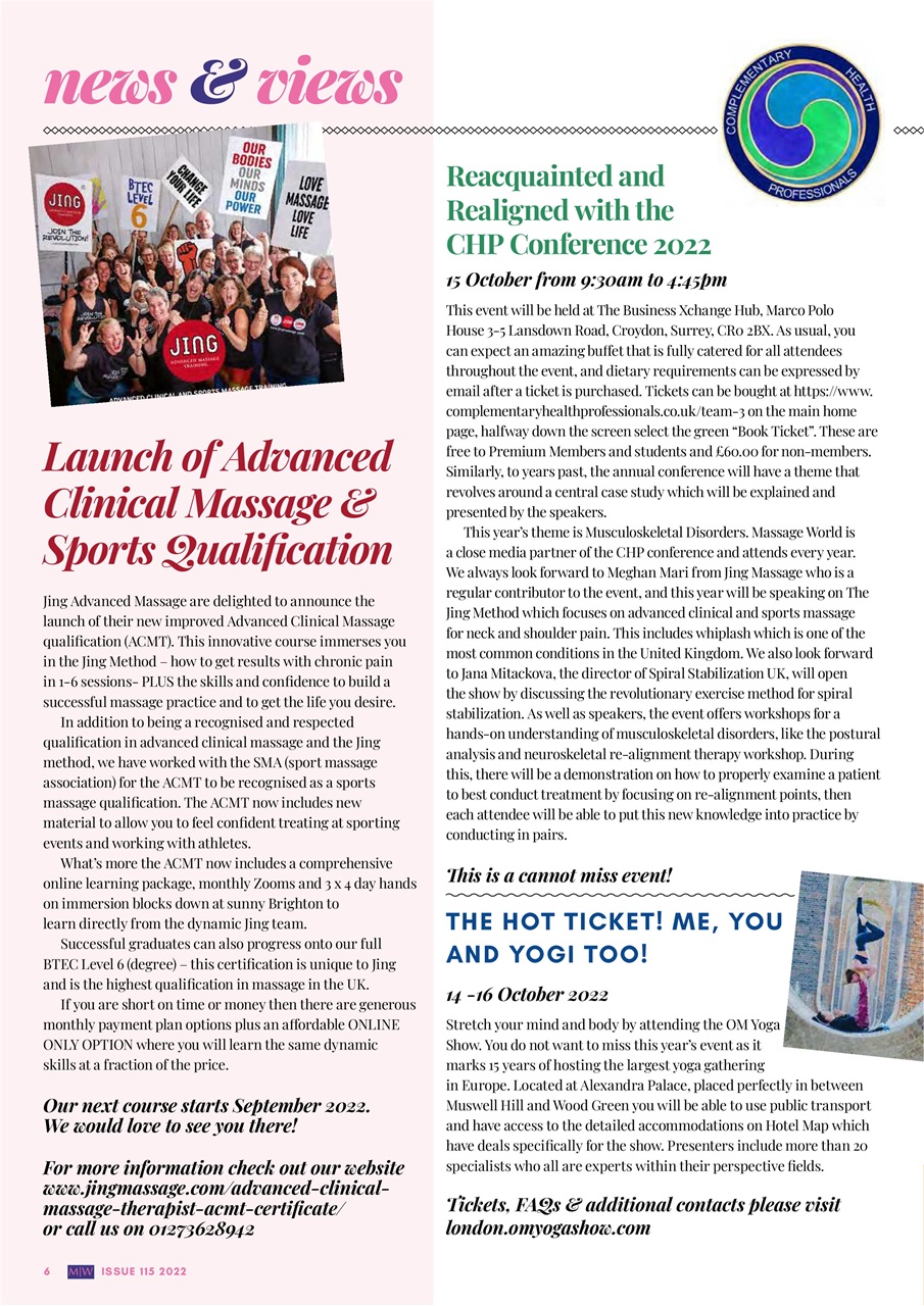 Massage World Preview Pages