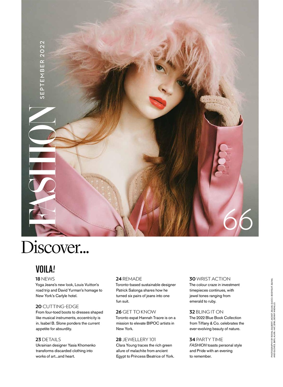 Fashion Magazine Preview Pages
