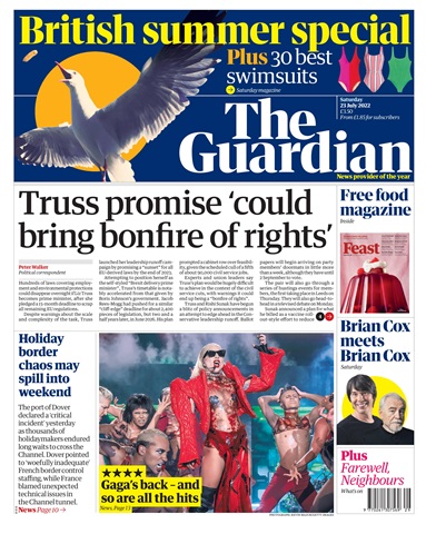 The Guardian Newspaper issue Saturday, July 23, 2022
