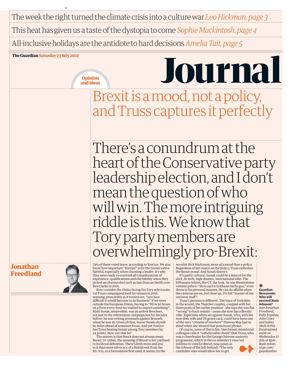 The Guardian Newspaper Preview Pages