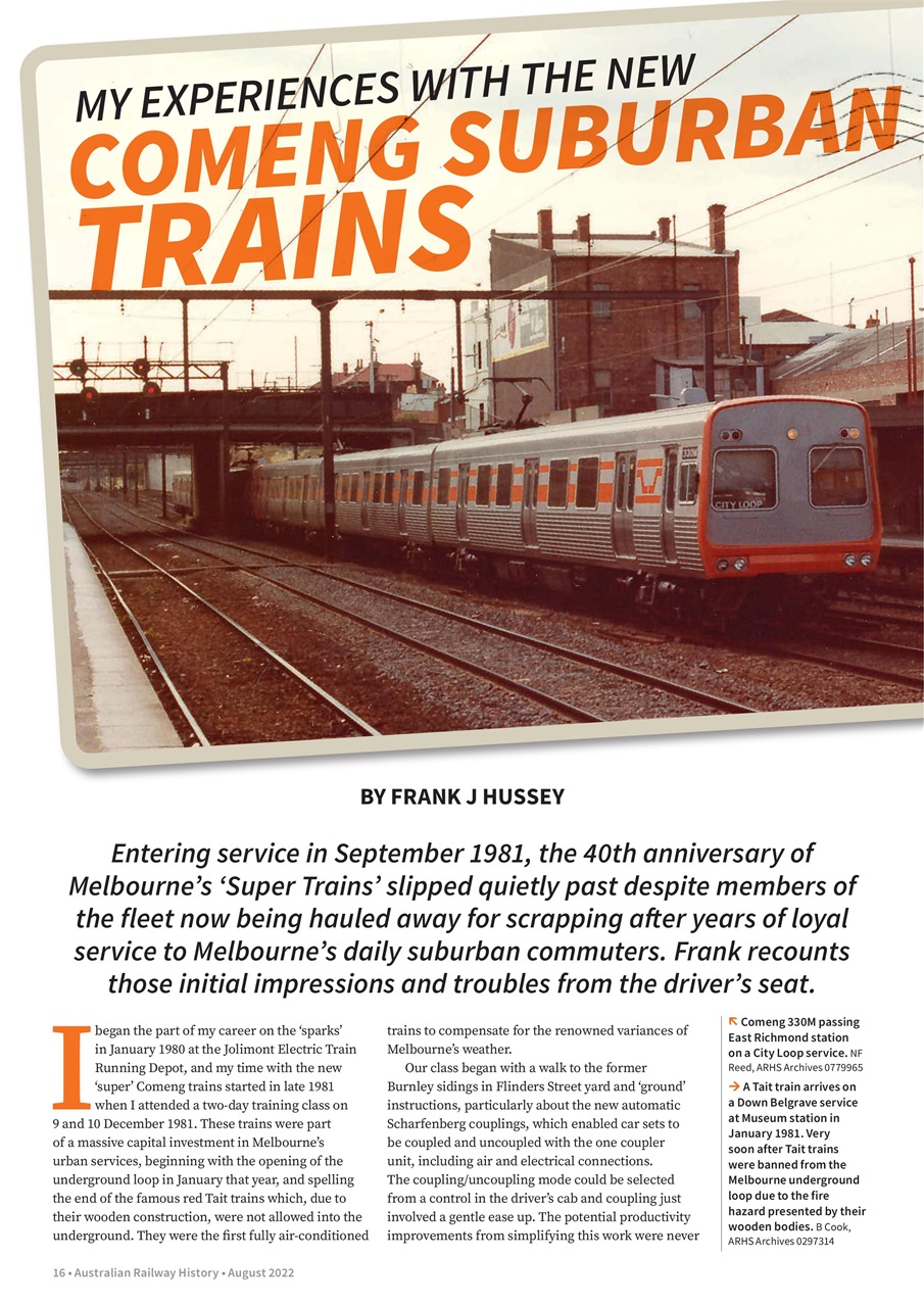 Australian Railway History Preview Pages