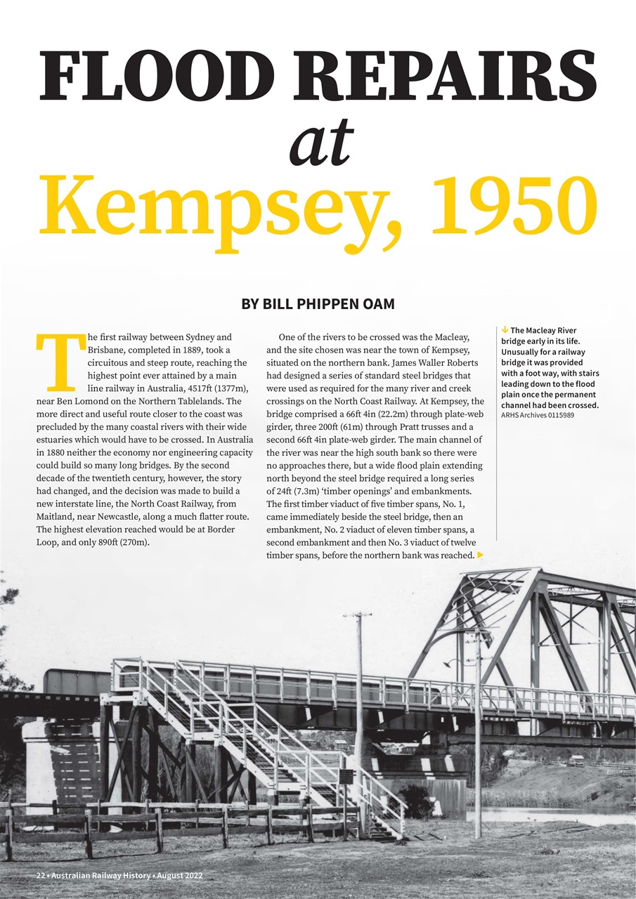 Australian Railway History Preview Pages