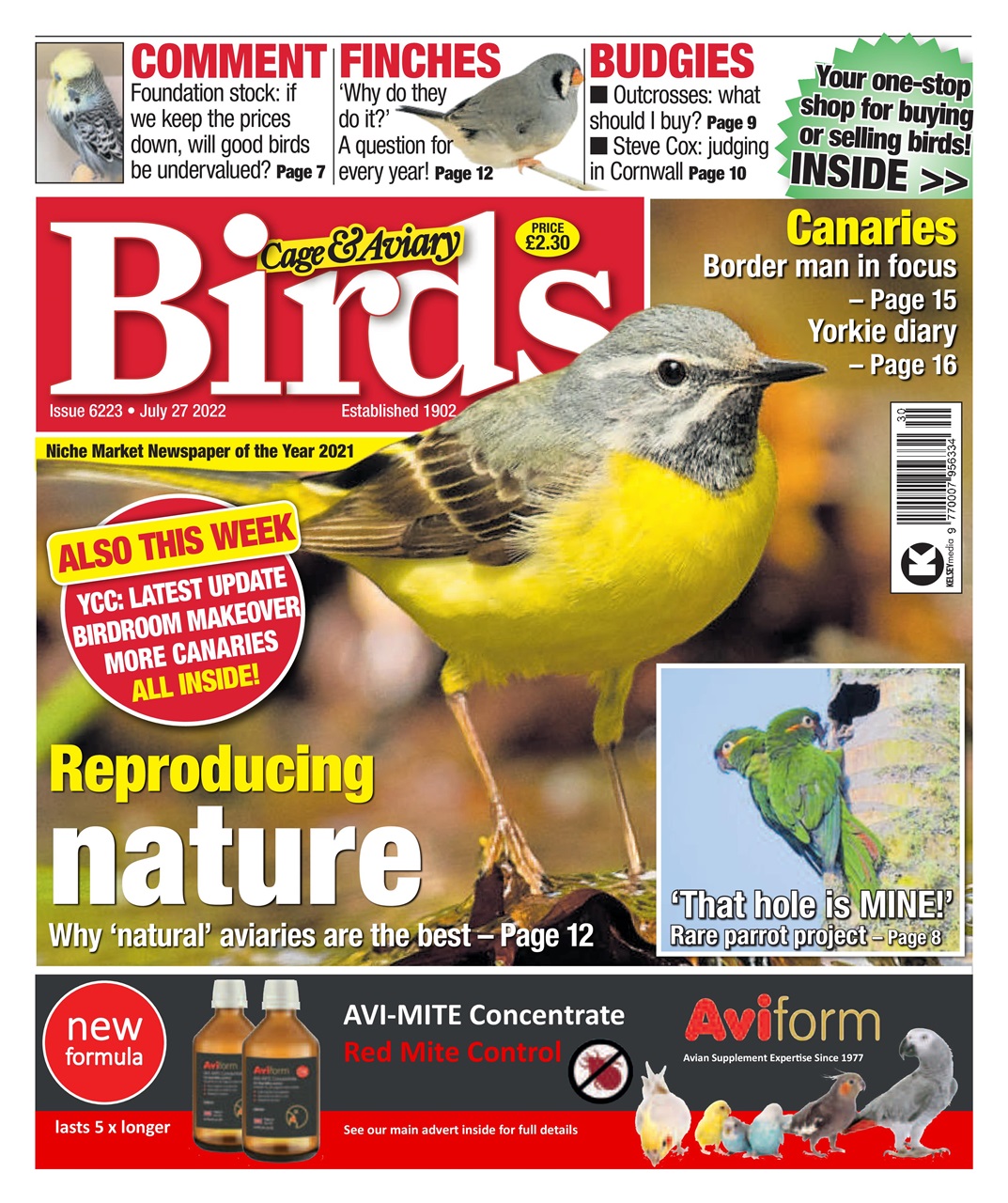 Cage & Aviary Birds Preview Pages