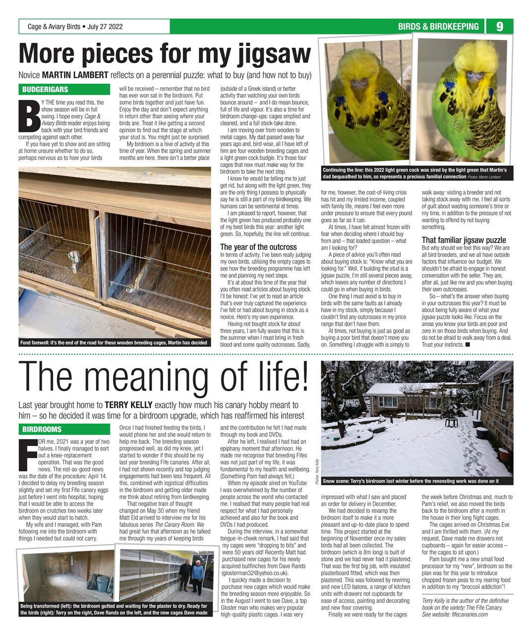 Cage & Aviary Birds Preview Pages