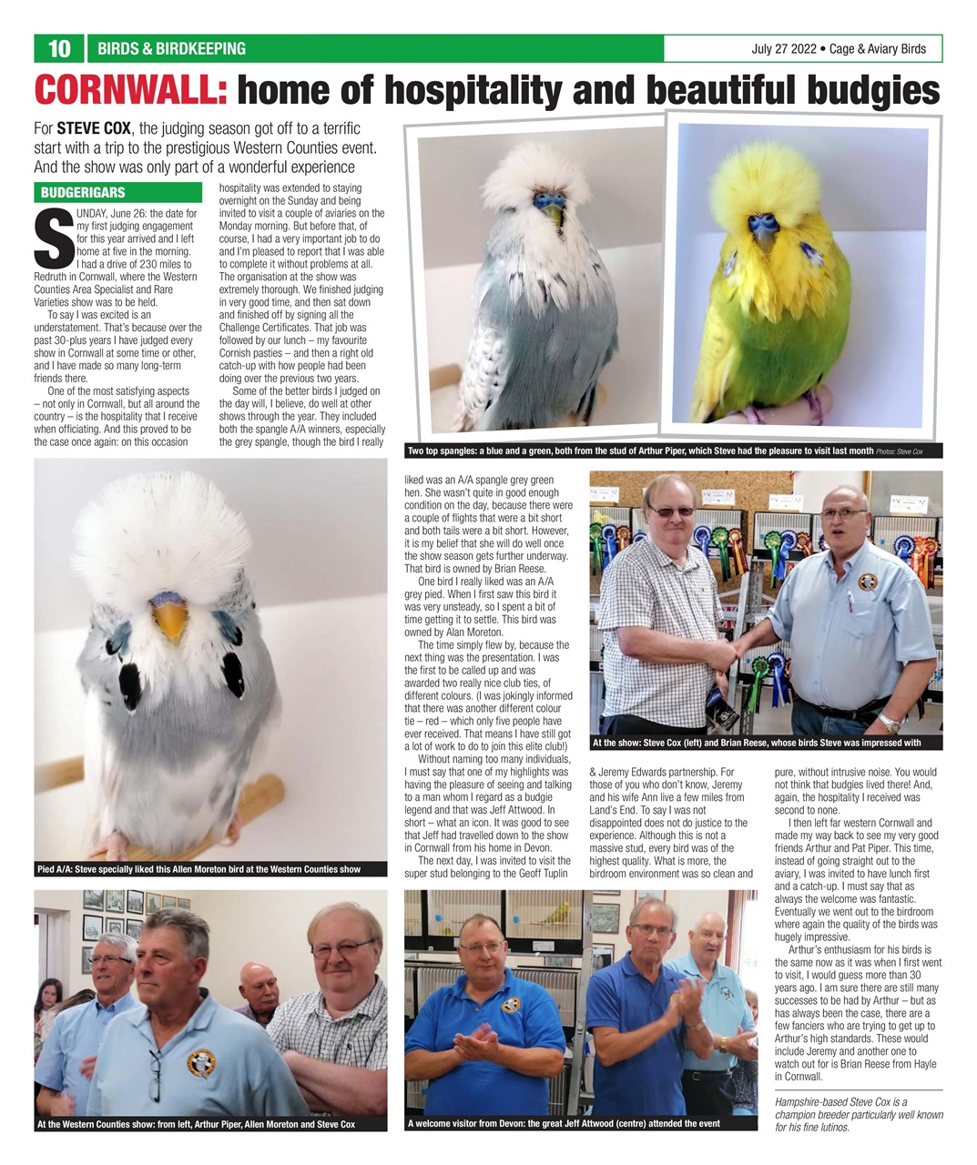 Cage & Aviary Birds Preview Pages