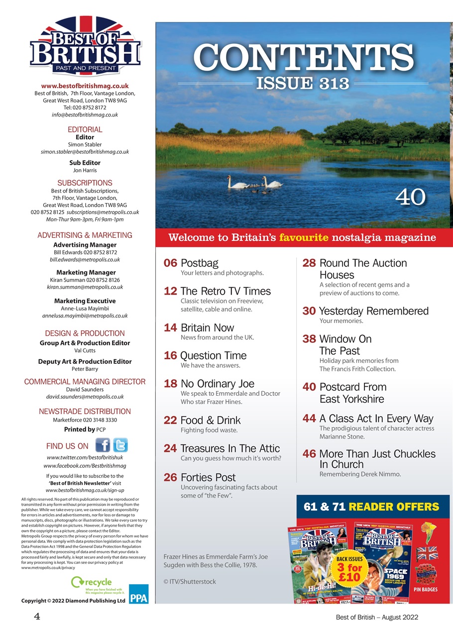 Best of British Preview Pages