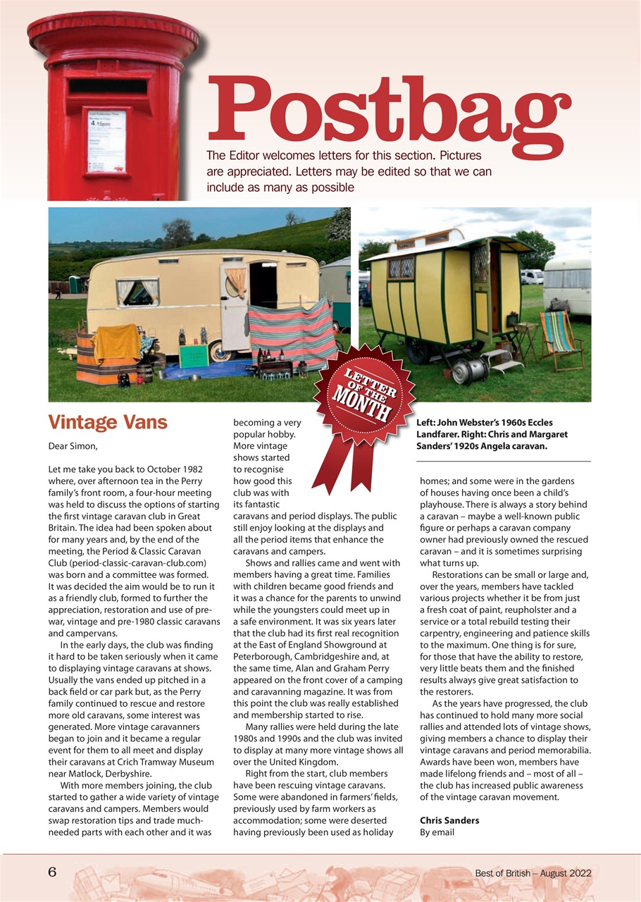 Best of British Preview Pages