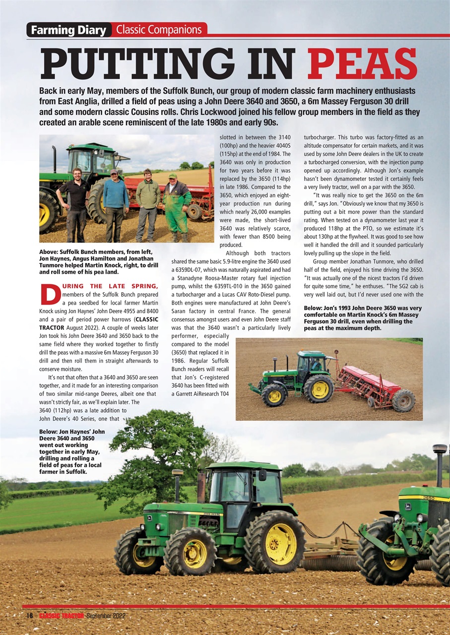 Classic Tractor Preview Pages