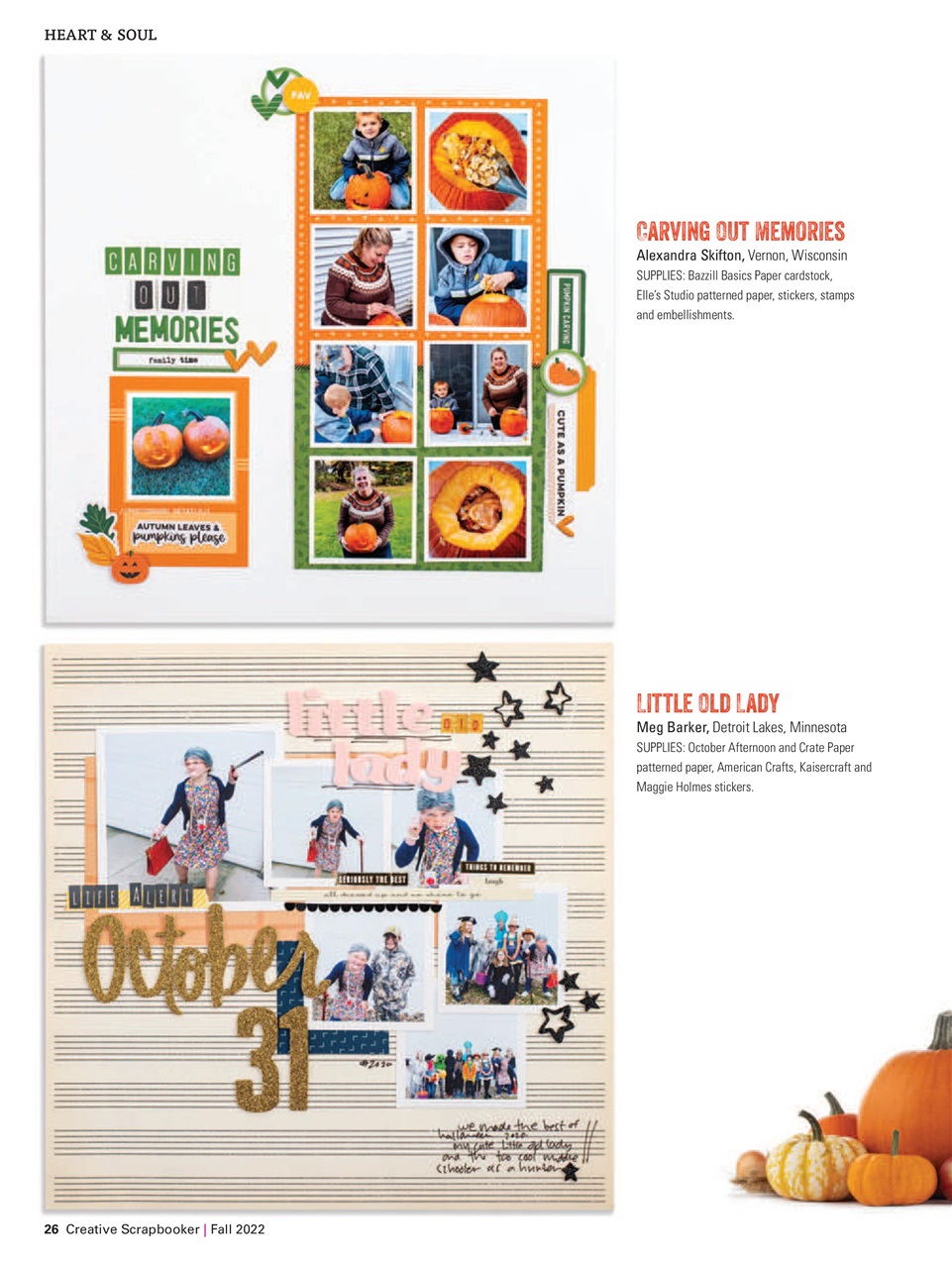 Creative Scrapbooker Preview Pages