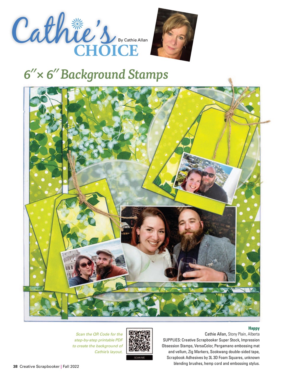 Creative Scrapbooker Preview Pages