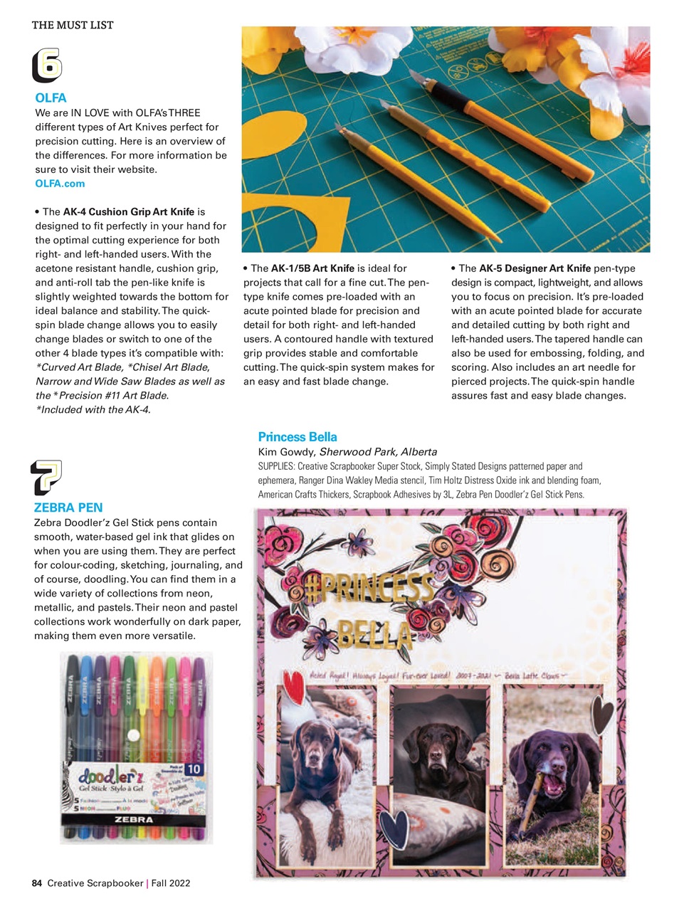 Creative Scrapbooker Preview Pages