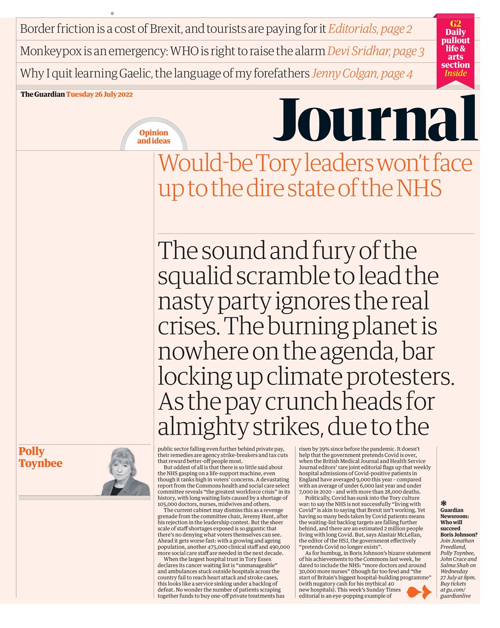 The Guardian Newspaper Preview Pages