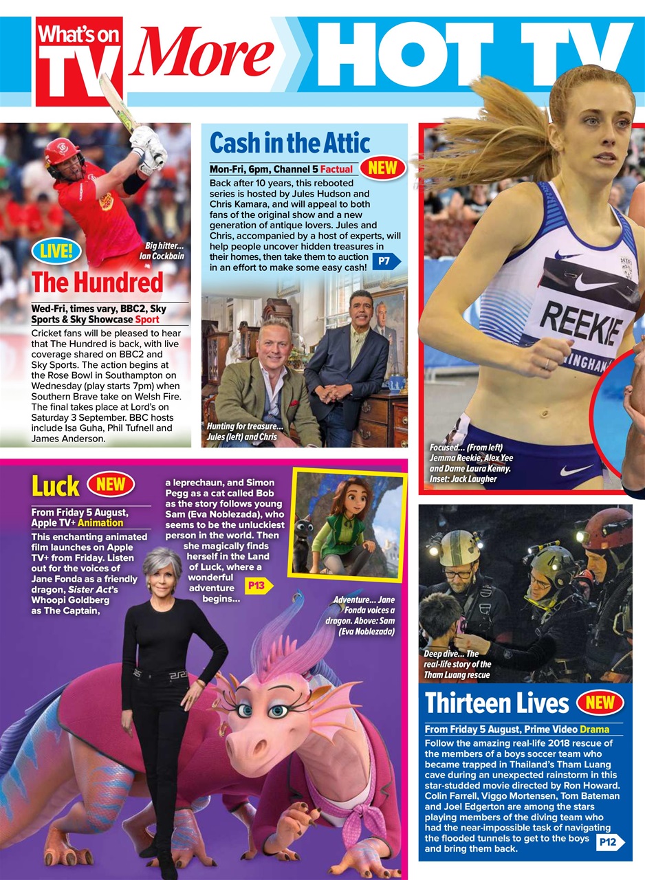 What's on TV Preview Pages