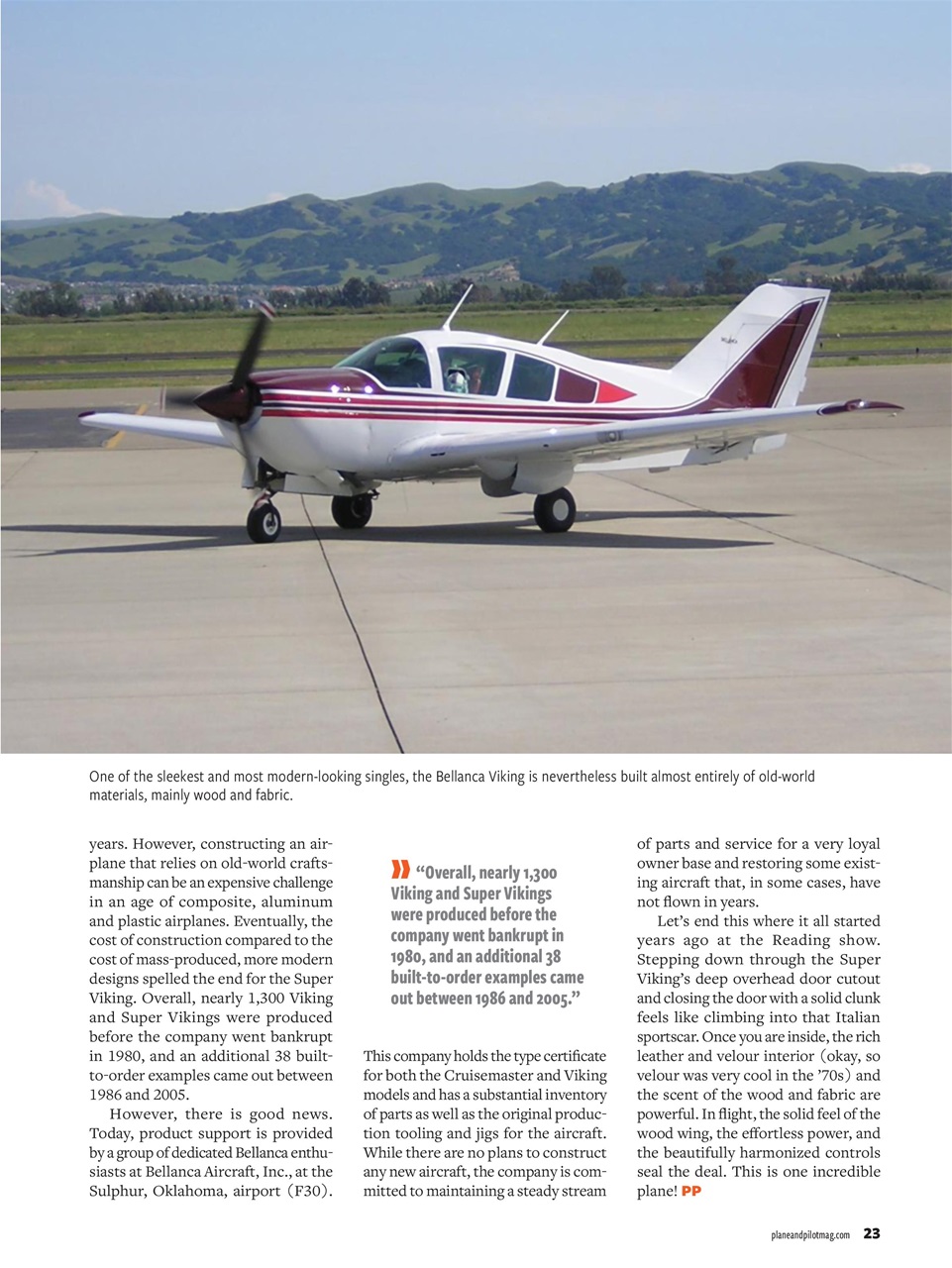 Plane & Pilot Preview Pages