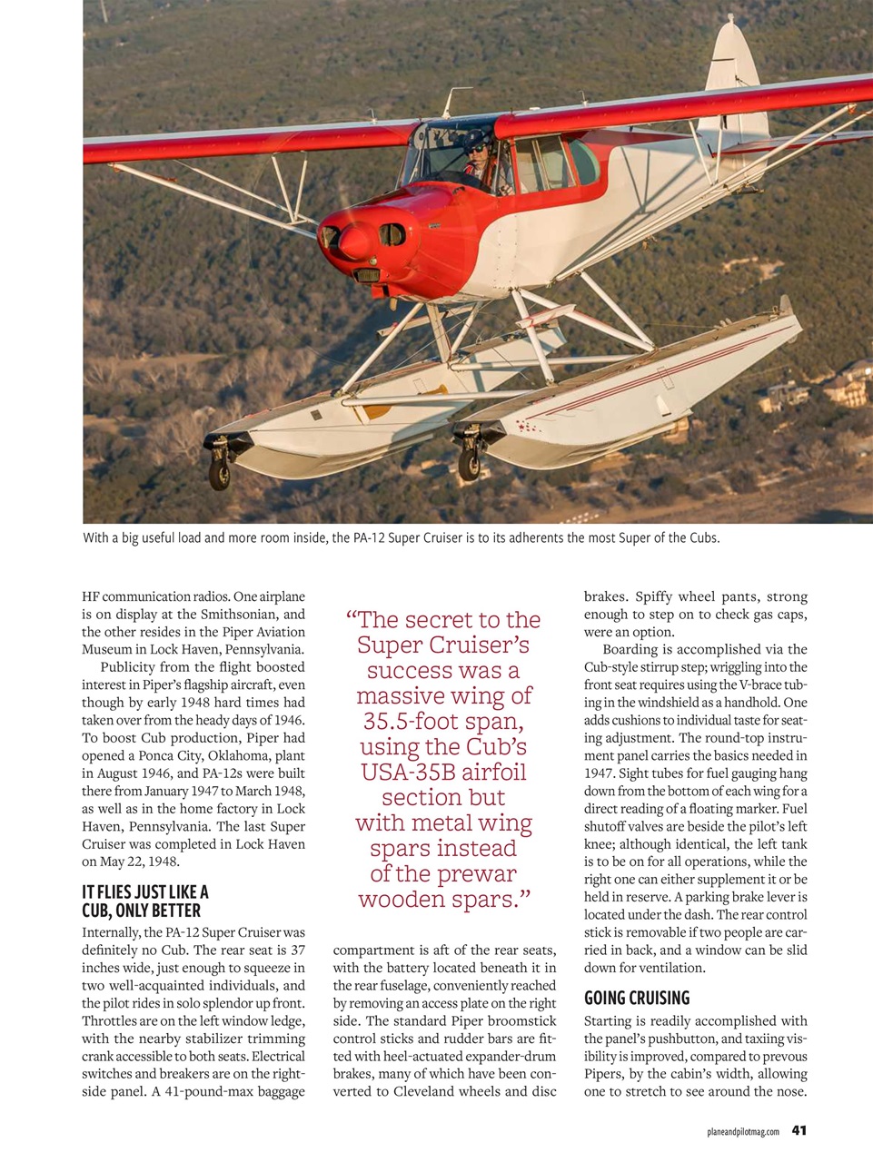 Plane & Pilot Preview Pages