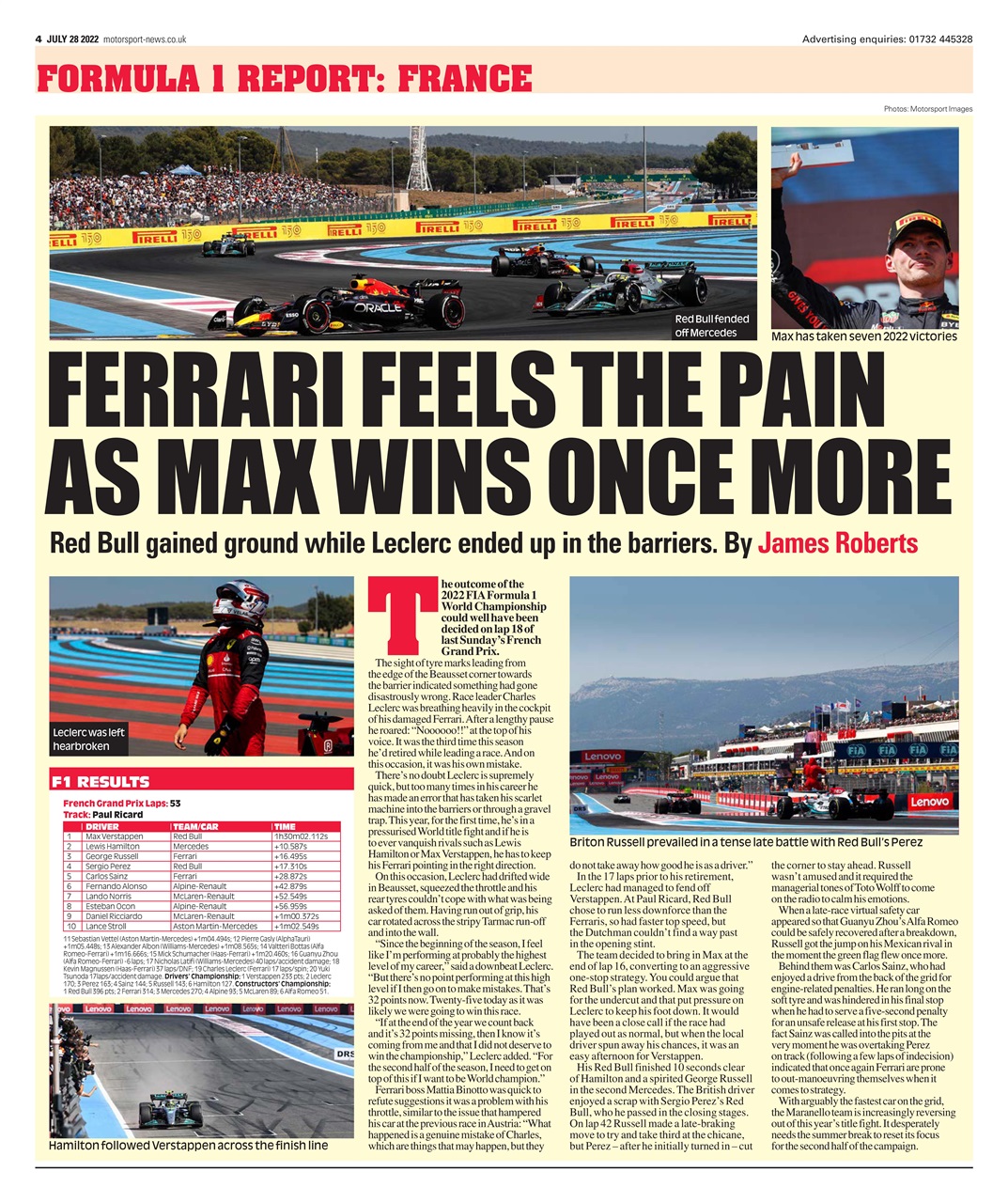 Motorsport News Preview Pages