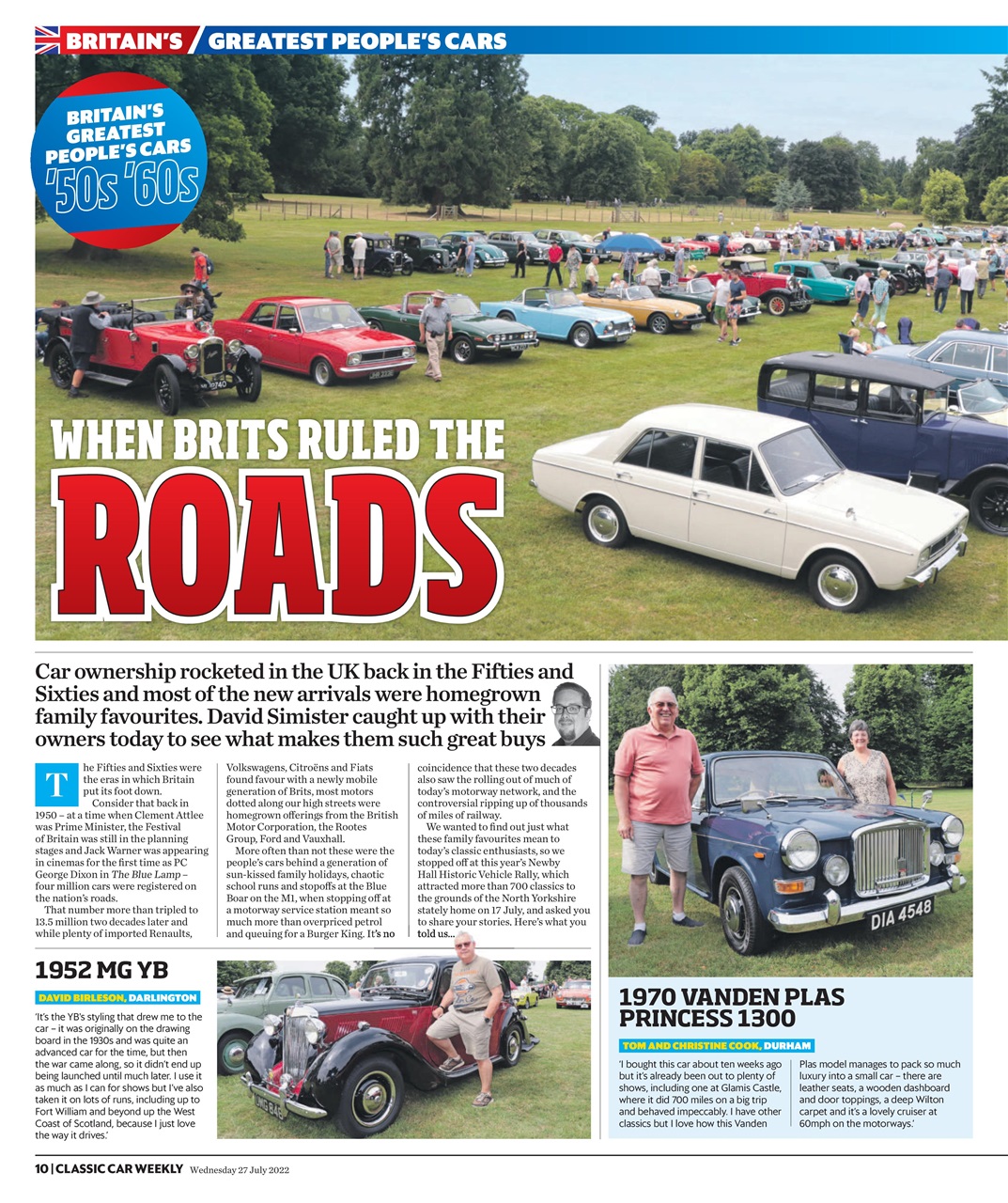 Classic Car Weekly Preview Pages