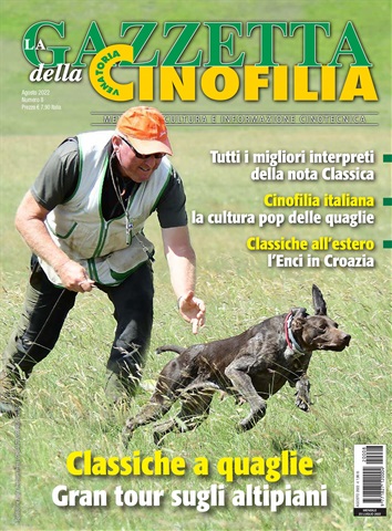 La Gazzetta Della Cinofilia Venatoria issue August 2022