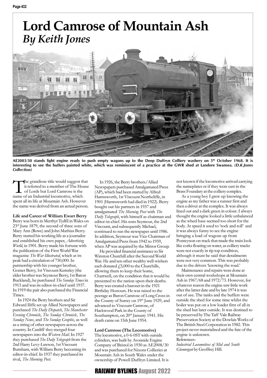 Railway Bylines Preview Pages
