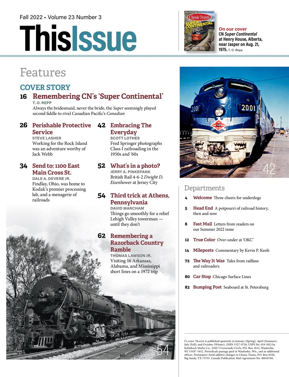 Classic Trains Preview Pages