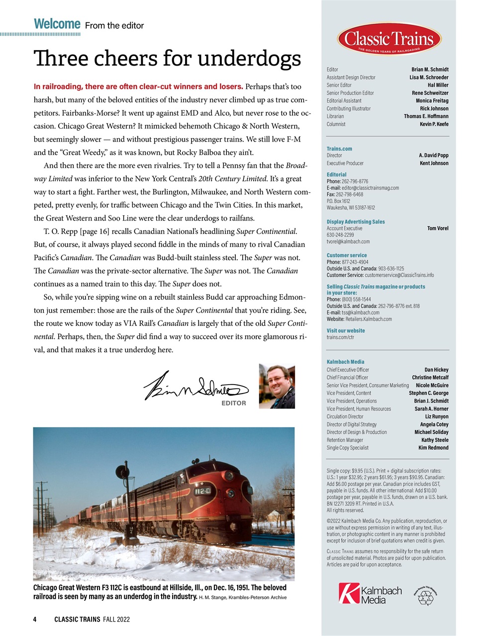 Classic Trains Preview Pages