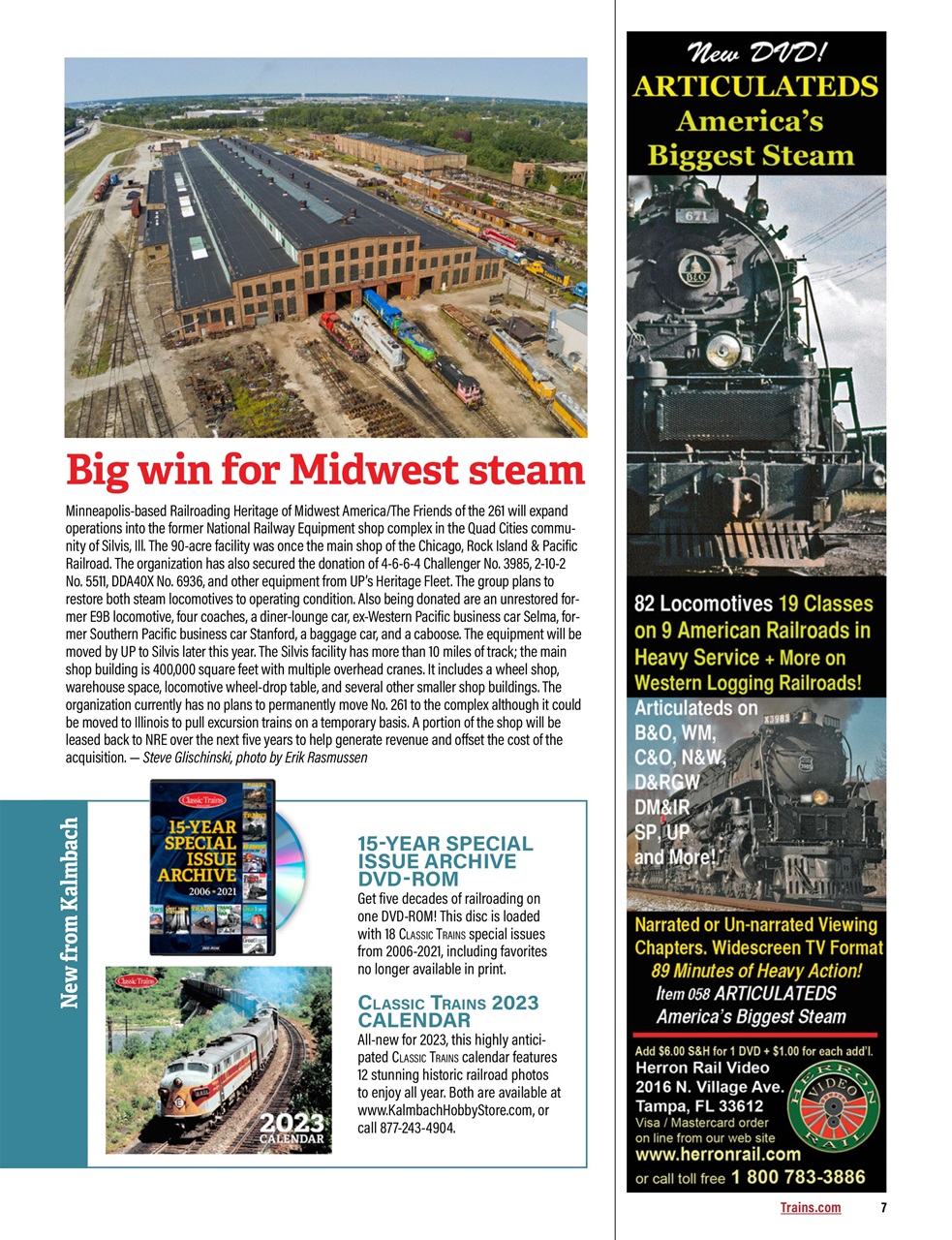 Classic Trains Preview Pages