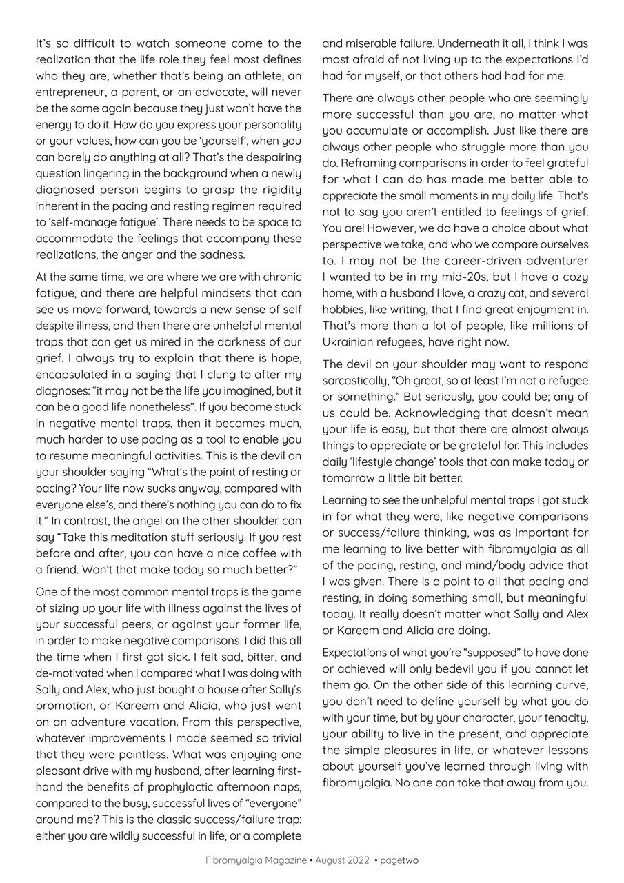 Fibromyalgia Magazine Preview Pages