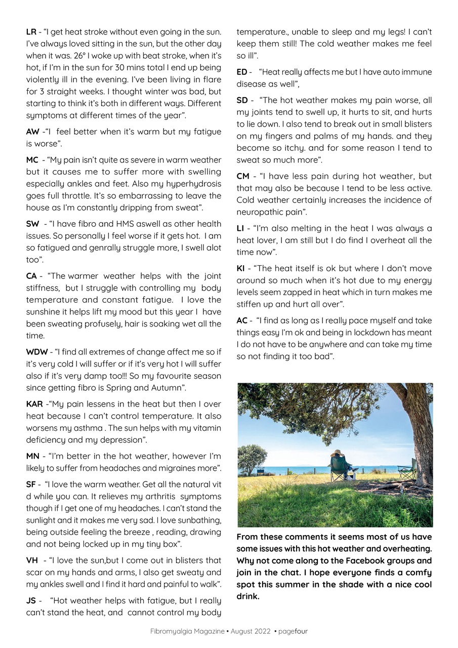 Fibromyalgia Magazine Preview Pages