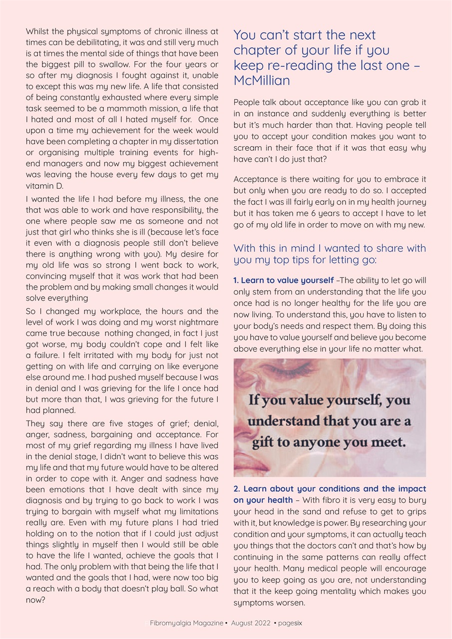 Fibromyalgia Magazine Preview Pages