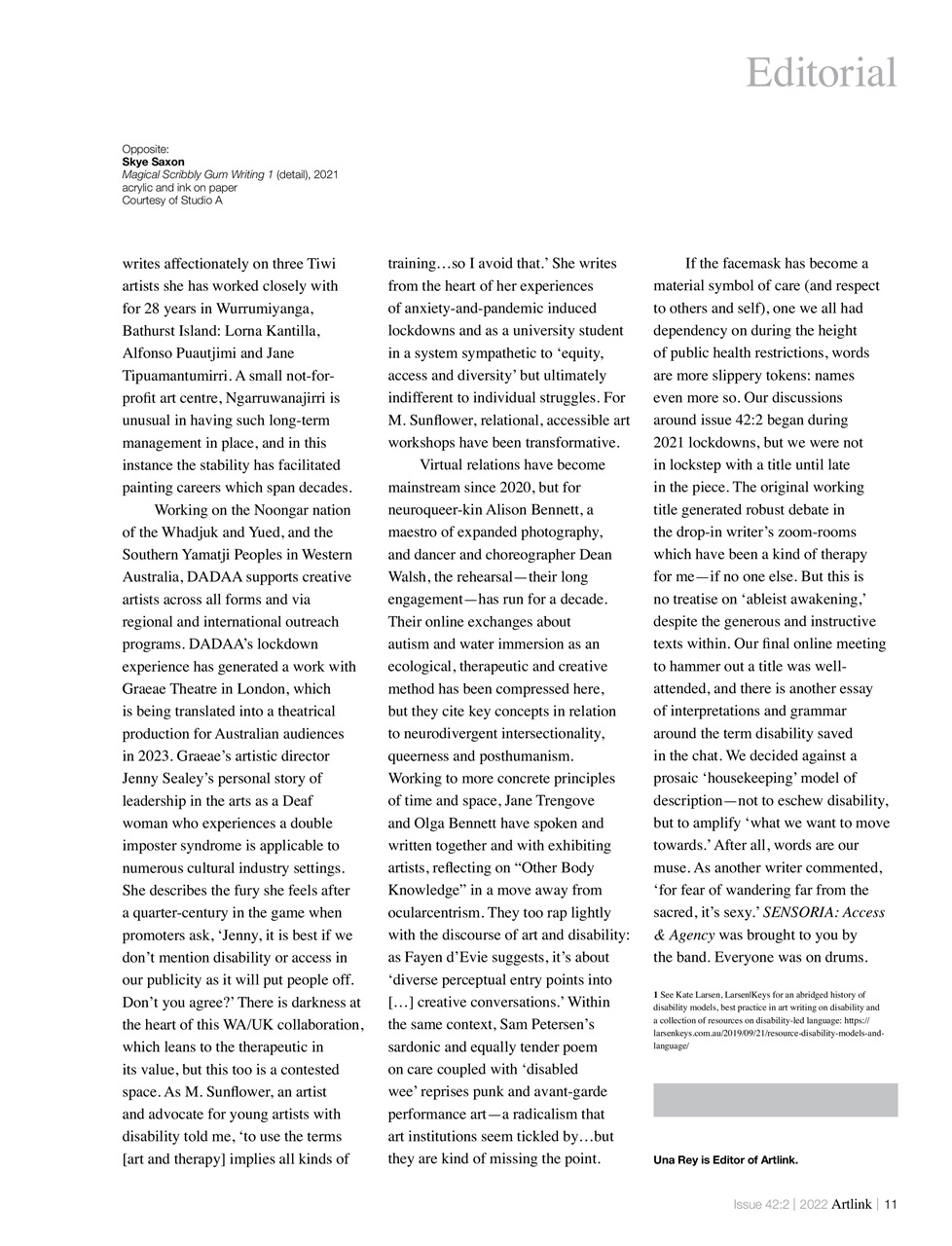 Artlink Magazine Preview Pages