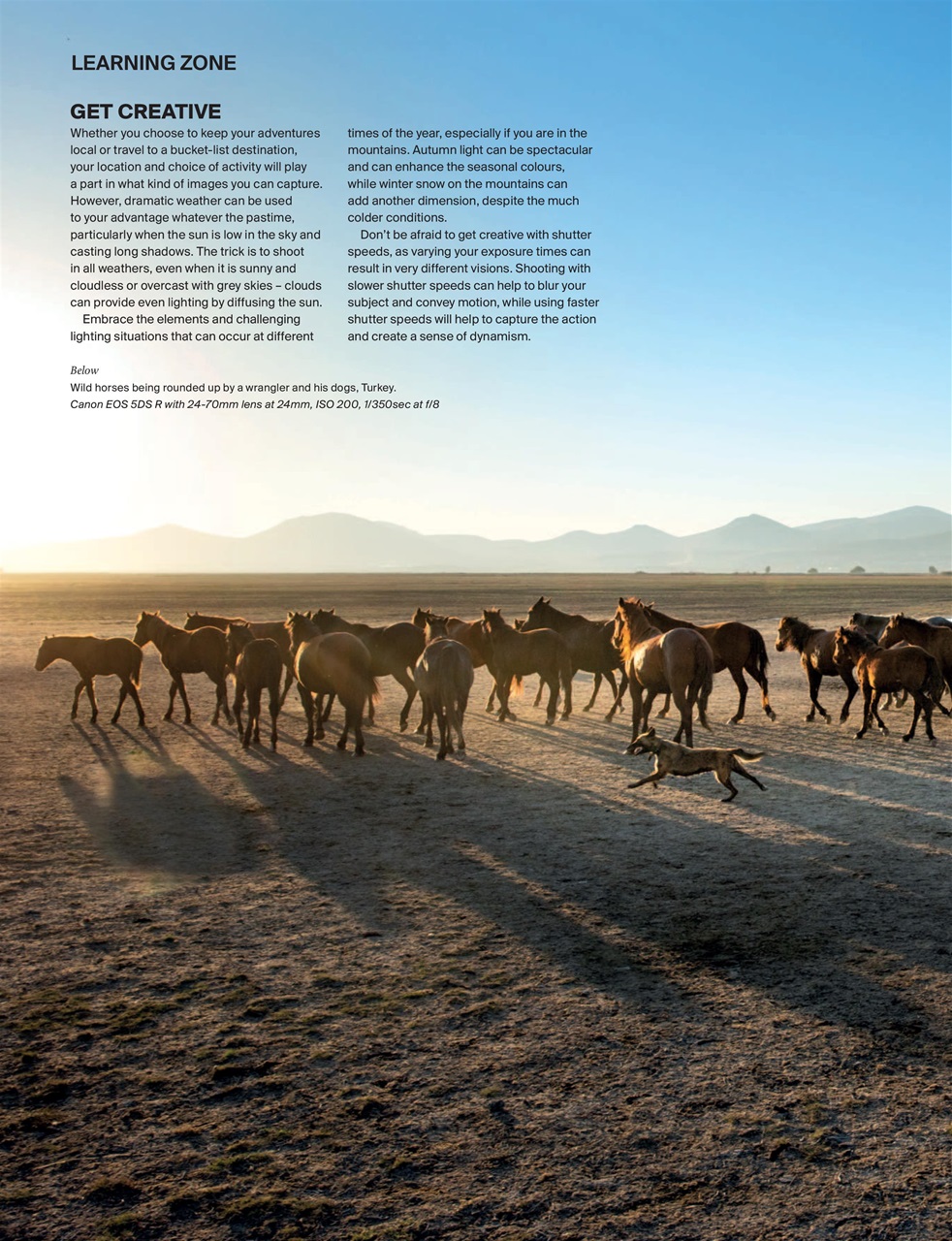Outdoor Photography Preview Pages