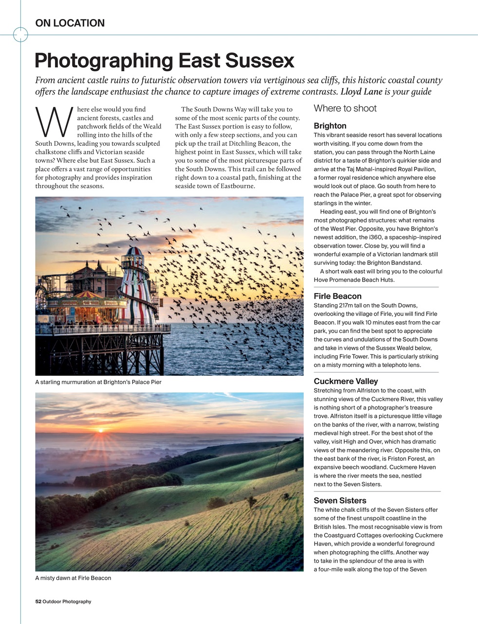 Outdoor Photography Preview Pages